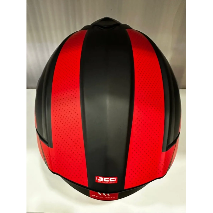 KASK MT GENESİS SV CAVE A5 ÇENE AÇILIR MAT SİYAH/KIRMIZI