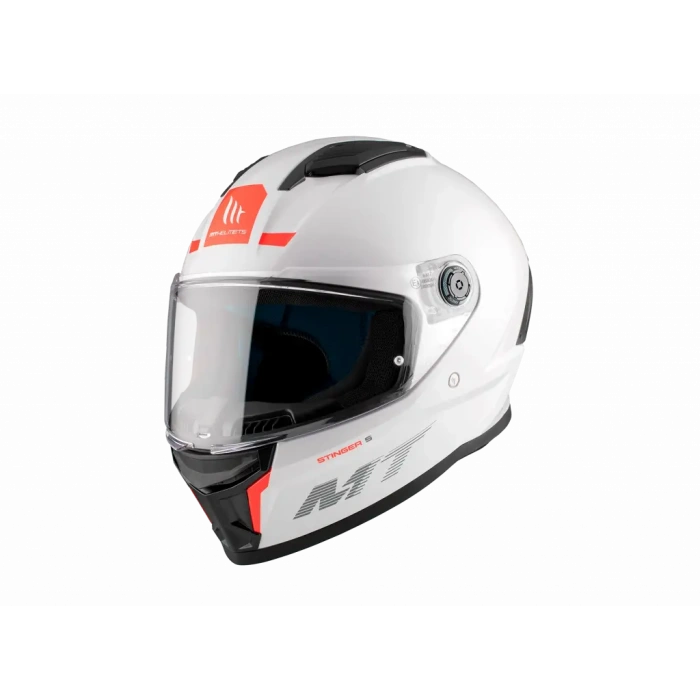 KASK MT STINGER A0 PARLAK BEYAZ