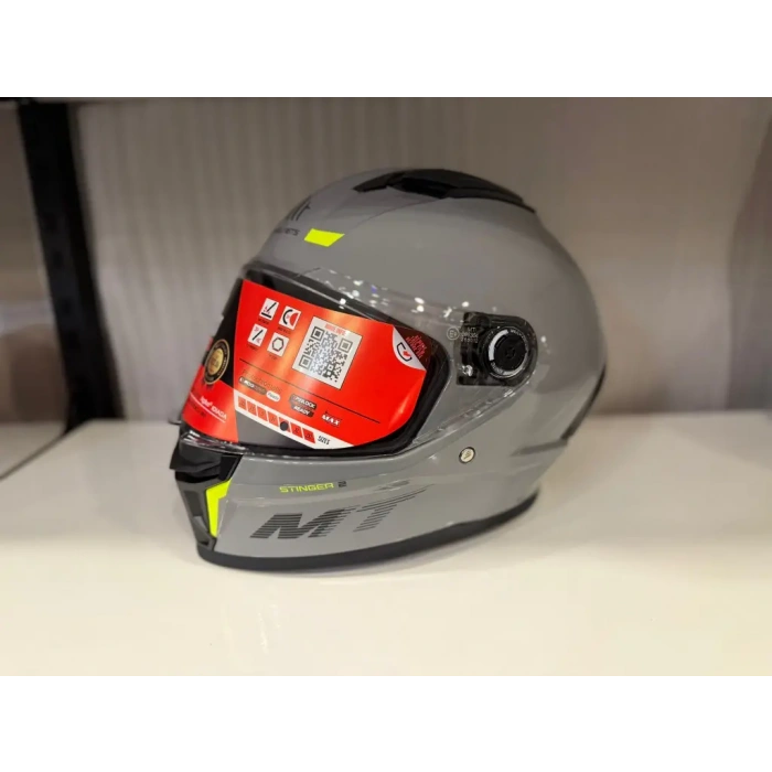 KASK MT STINGER A12 PARLAK NARDO GRİ