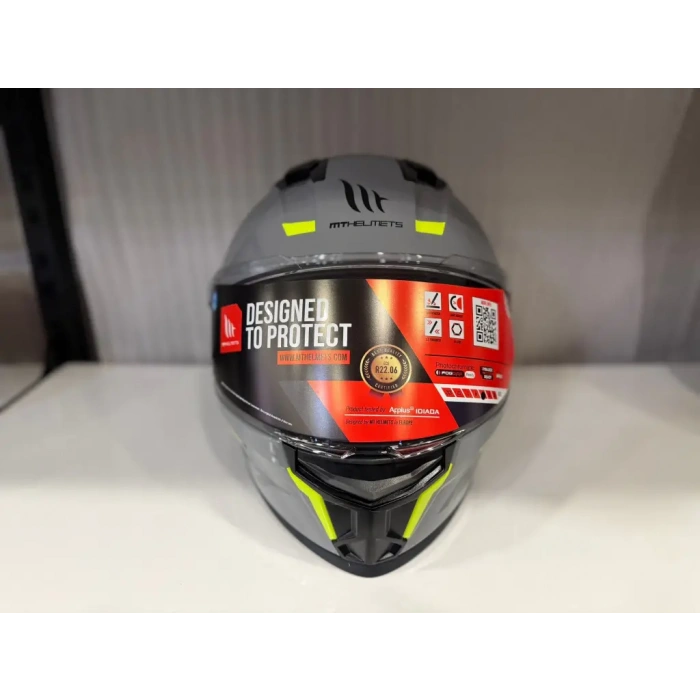 KASK MT STINGER A12 PARLAK NARDO GRİ