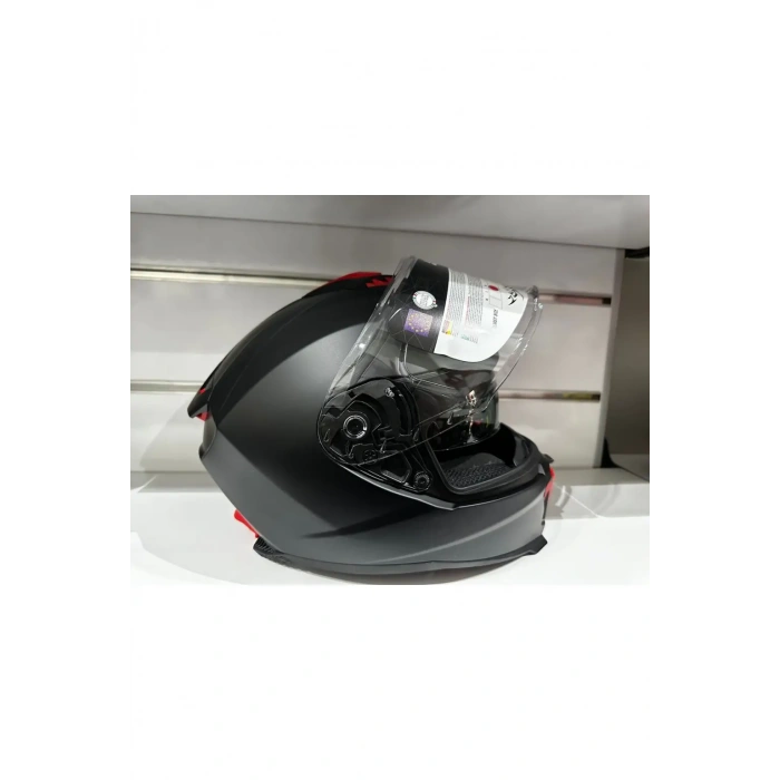 KASK SWAY SW-865 MAT SİYAH GÜNEŞ GÖZLÜKLÜ