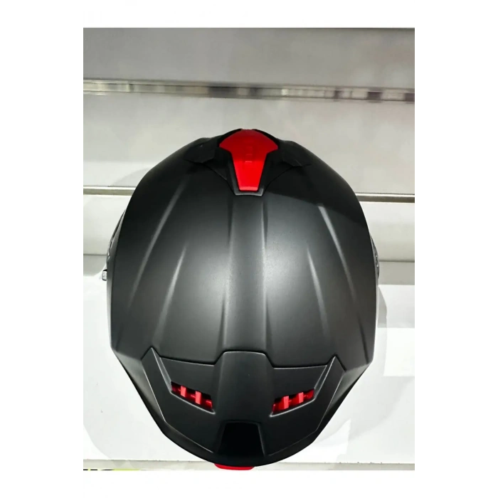 KASK SWAY SW-865 MAT SİYAH GÜNEŞ GÖZLÜKLÜ