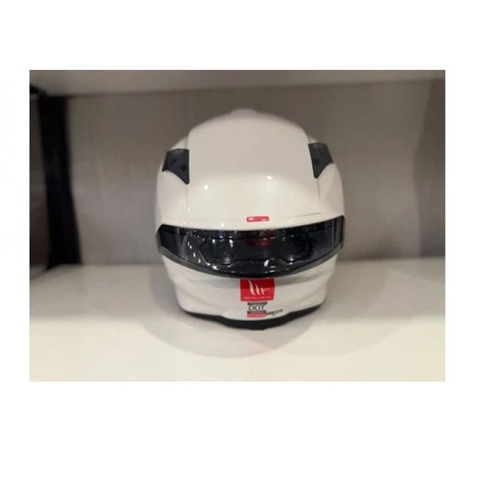 Mt Helmets Kask mt Helmets Targo S Solid Parlak Beyaz