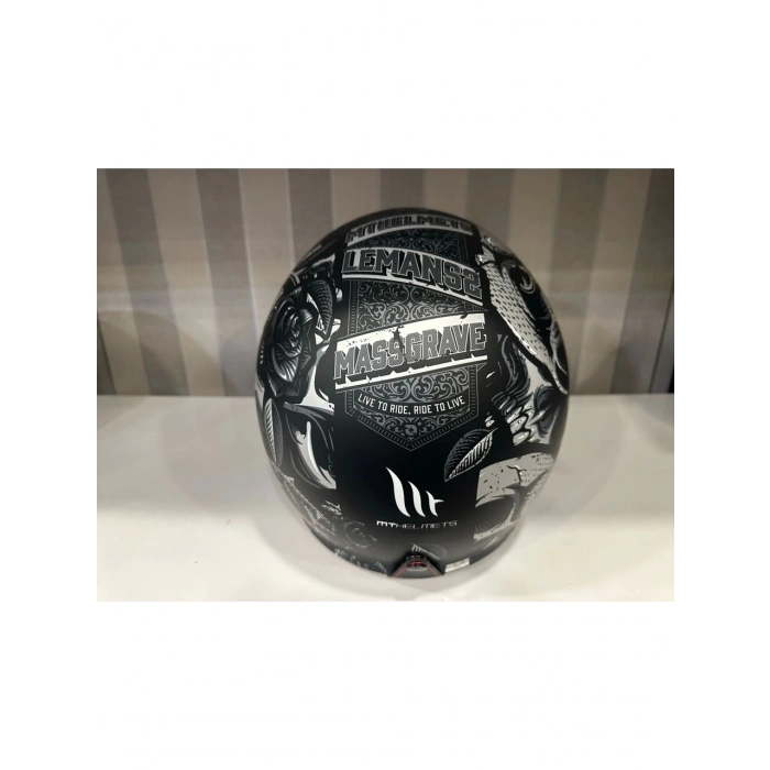 Mt Helmets Kask mt Lemans 2 Sv Breakout B2 Mat Şeffaf Vizörlü