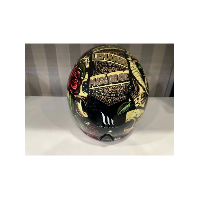 Mt Helmets Kask mt Lemans 2 Sv Breakout B9 Parlak Şeffaf Vizörlü