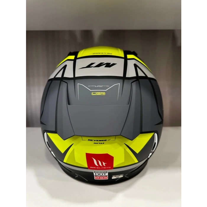 Mt Helmets Kask mt Revenge 2 S Hatax C3 Mat Yellow