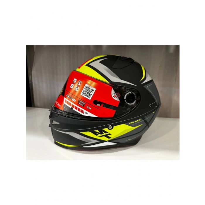 Mt Helmets Kask mt Revenge 2 S Hatax C3 Mat Yellow