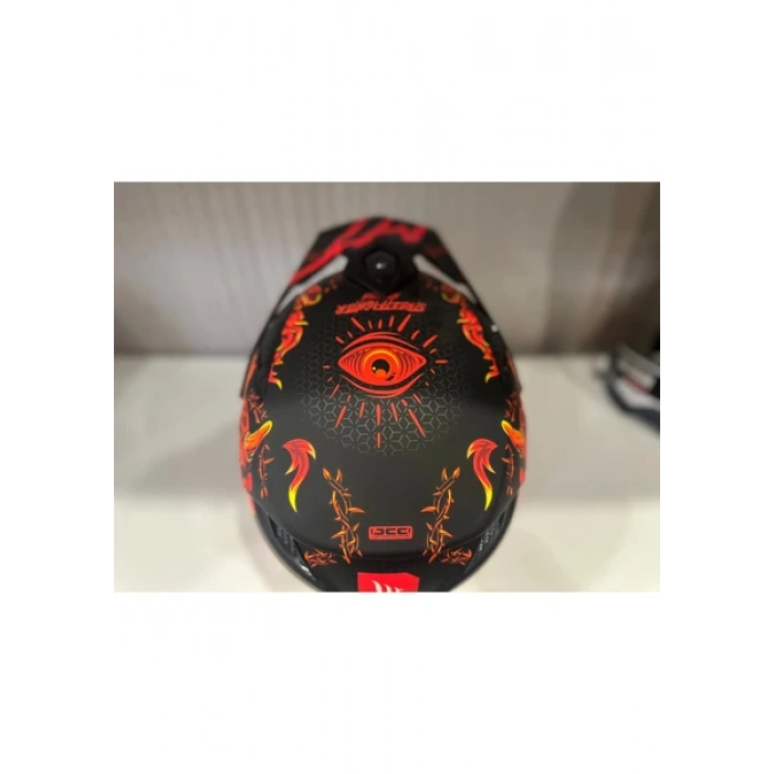 Mt Helmets Kask mt Streetfighter Sv S Hellish B5 Mat Turuncu