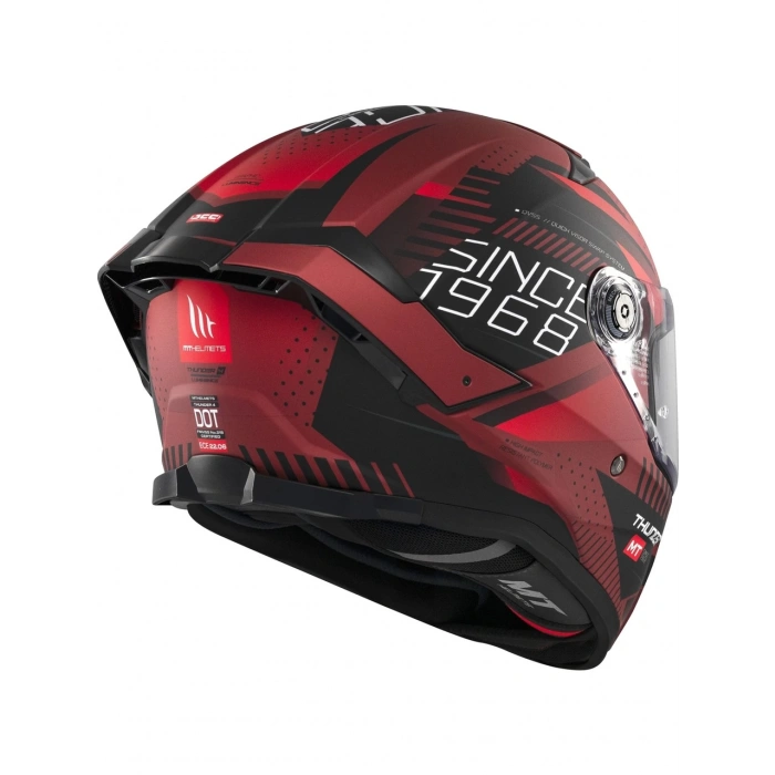 Mt Helmets Kask mt Thunder 4 Sv Luminence D5 Mat Kırmızı