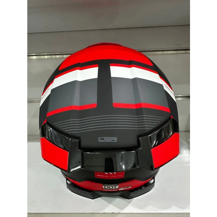 Mt Helmets Kask mt Thunder 4 Sv R25 B5 Mat Siyah/kırmızı