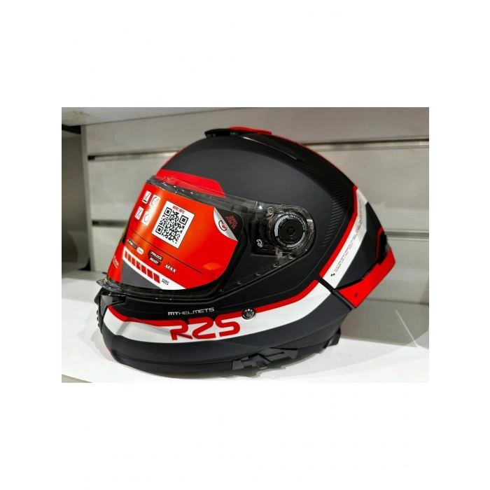 Mt Helmets Kask mt Thunder 4 Sv R25 B5 Mat Siyah/kırmızı