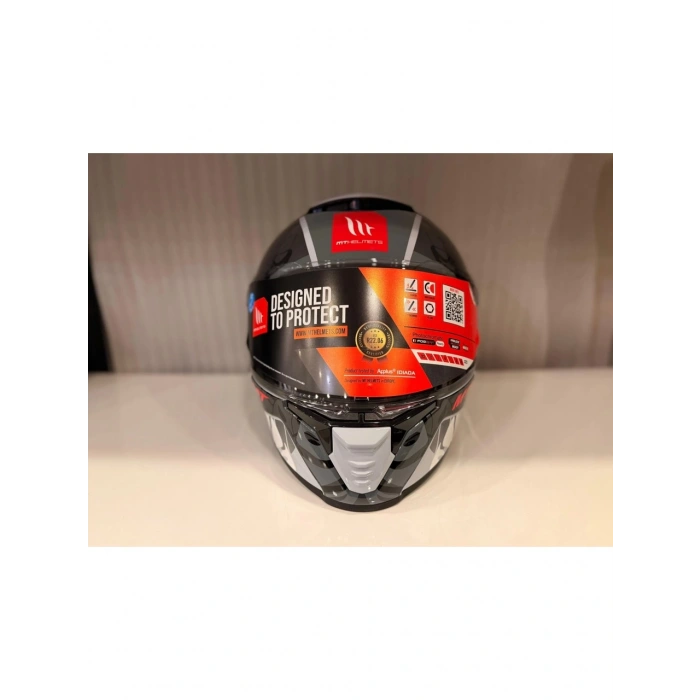 Mt Helmets Kask mt Thunder 4 Sv Raınforest C2 Parlak Gri