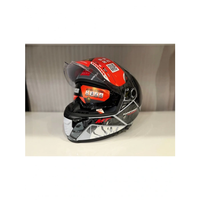 Mt Helmets Kask mt Thunder 4 Sv Raınforest C2 Parlak Gri