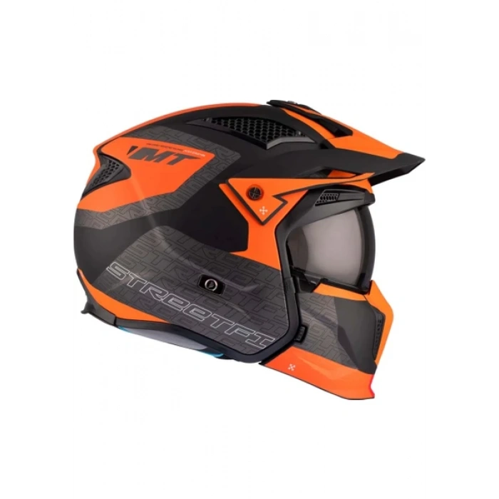 Mt Helmets Streetfighter Sv S Totem B4 Mat Turuncu