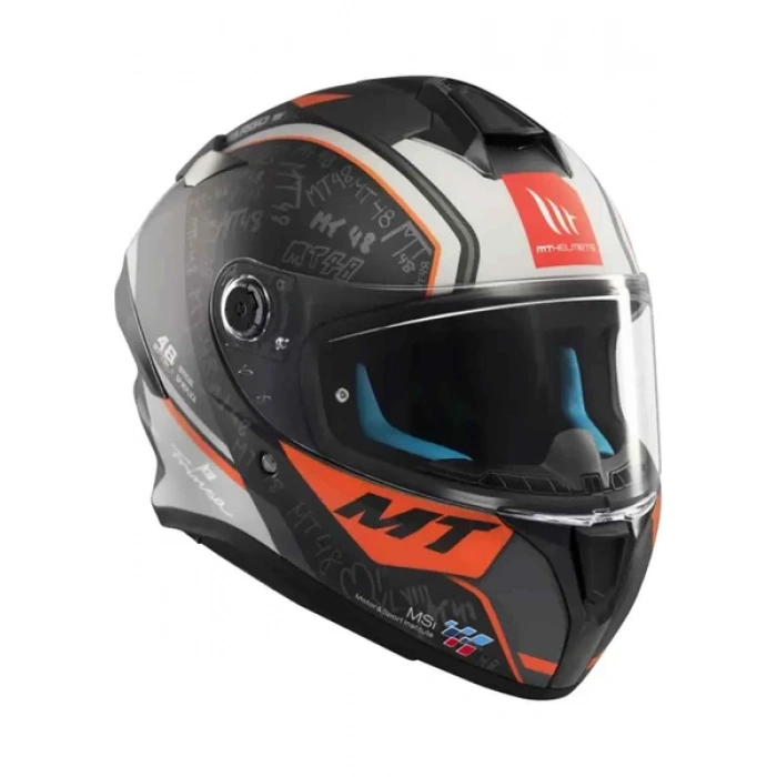 MT Helmets Targo S Ivan Ortolo B4 Kapalı Kask