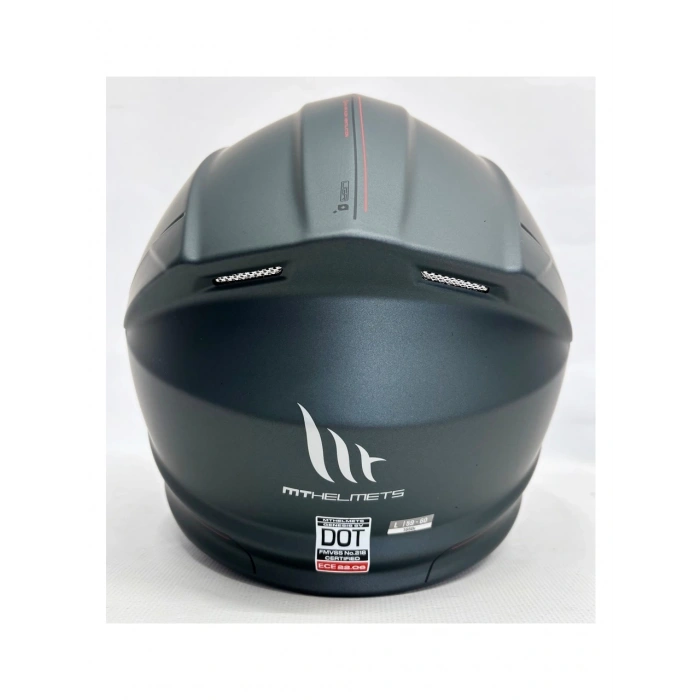 MT Kask mt Genesis Sv Çene Açılır Kask Mat Anthracite Grey