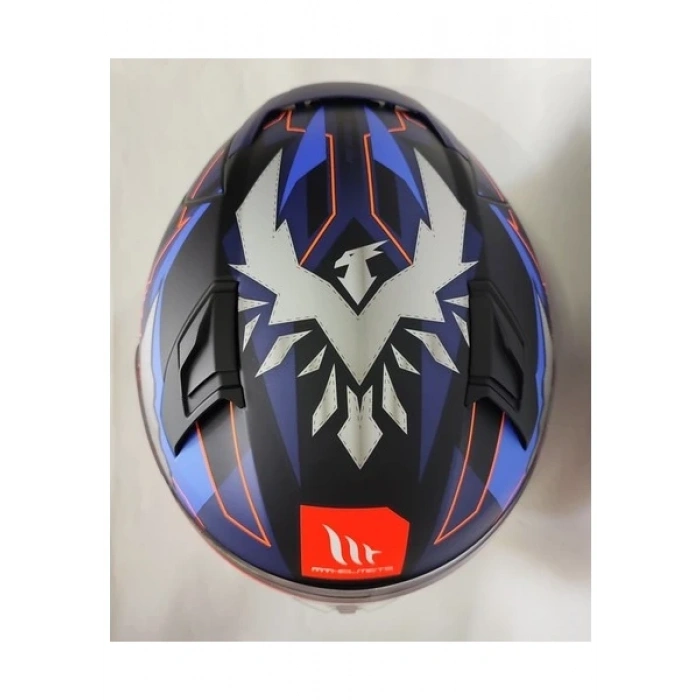 MT Revenge 2 Hector Garzo A7 Mat Mavi - Şeffaf Vizörlü