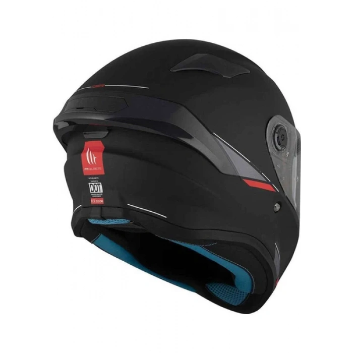 MT Targo S Solid A1 Mat Kapalı Kask