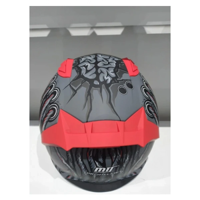 MTS Kask Mts Pro 801 Dreaka Güneş Gözlüklü Antresit/kırmızı