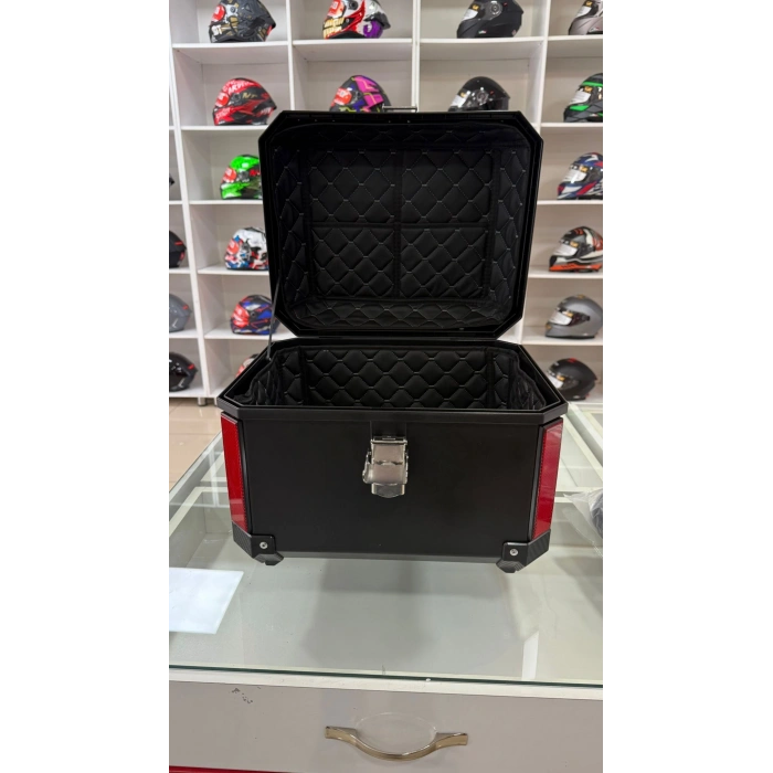 REXX 60 LİTRE ABS MOTOSİKLET ARKA ÇANTA - SİYAH