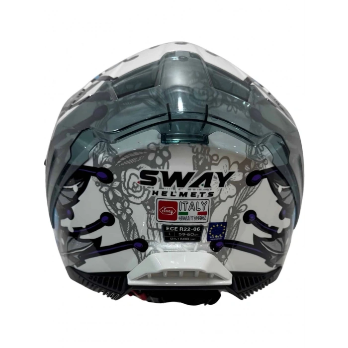 Sway Kapalı Kask Sw 865 Butterfly