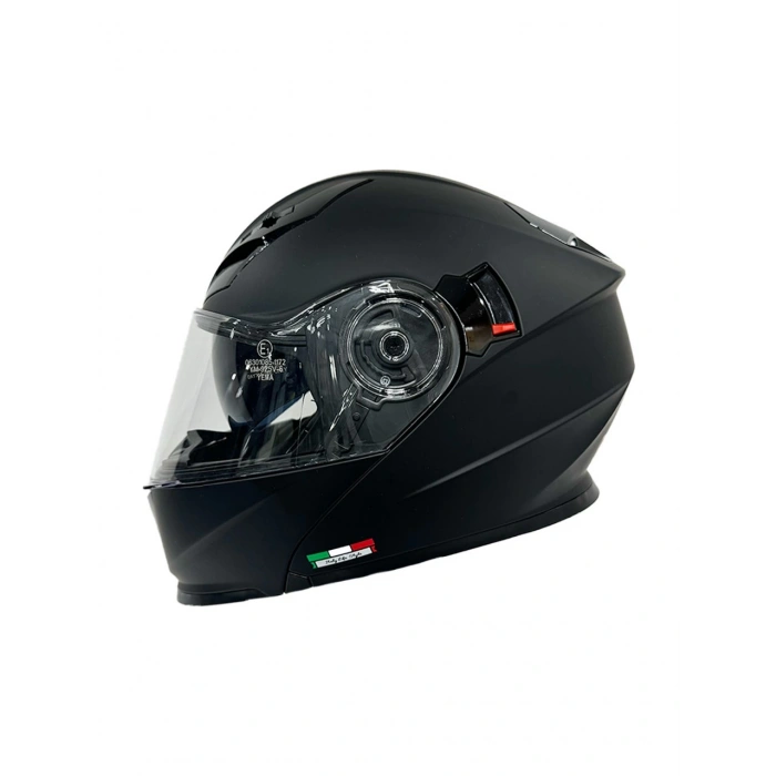 Sway Kask Sway 926 Mat Siyah Çene Açılır