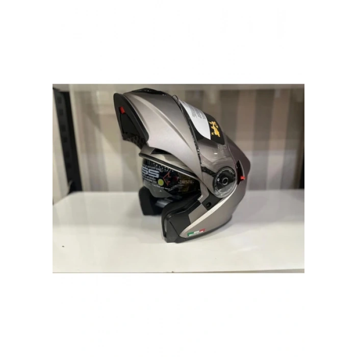 Sway Kask Sway 926 Mat Titanyum Çene Açılır