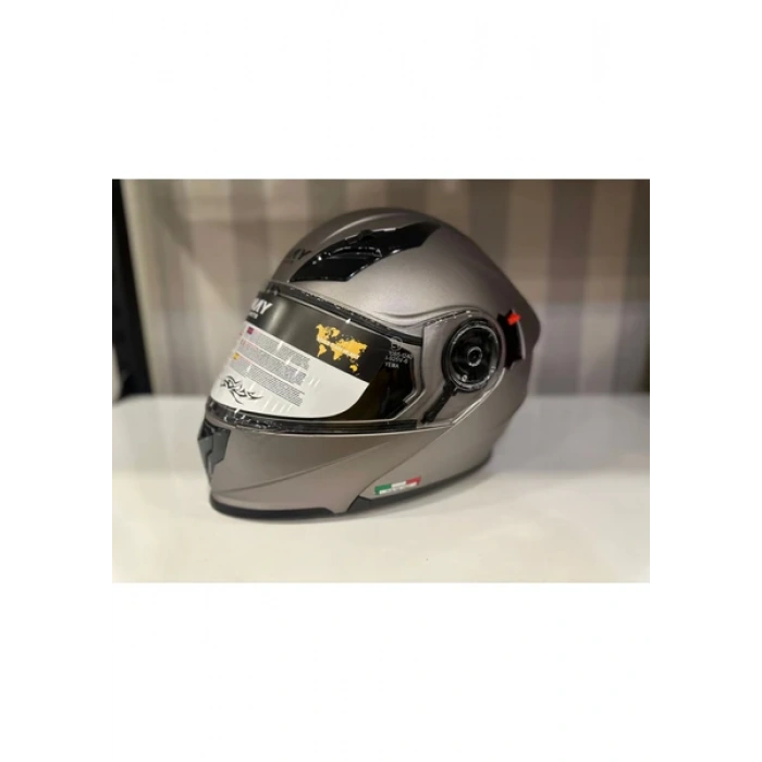 Sway Kask Sway 926 Mat Titanyum Çene Açılır