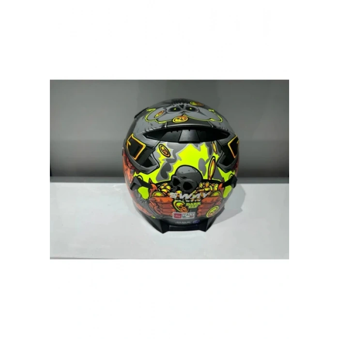 Sway Kask Sway Sw 820 Badboy Full Face Gümüş Vizör