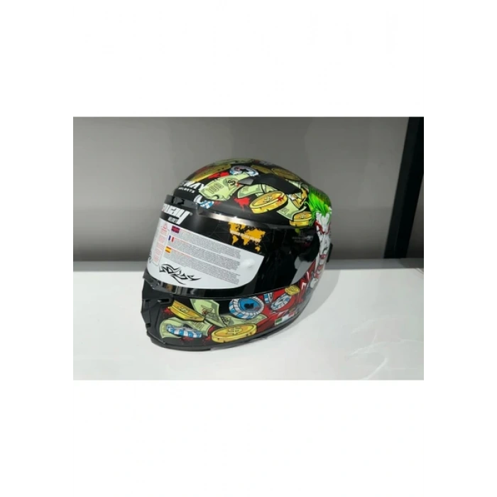 Sway Kask Sway Sw 820 Ugly Fulla Face Gümüş Vizör