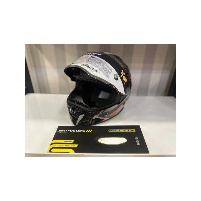 Sway Kask Sway Sw 850 Black/whıte Full Face