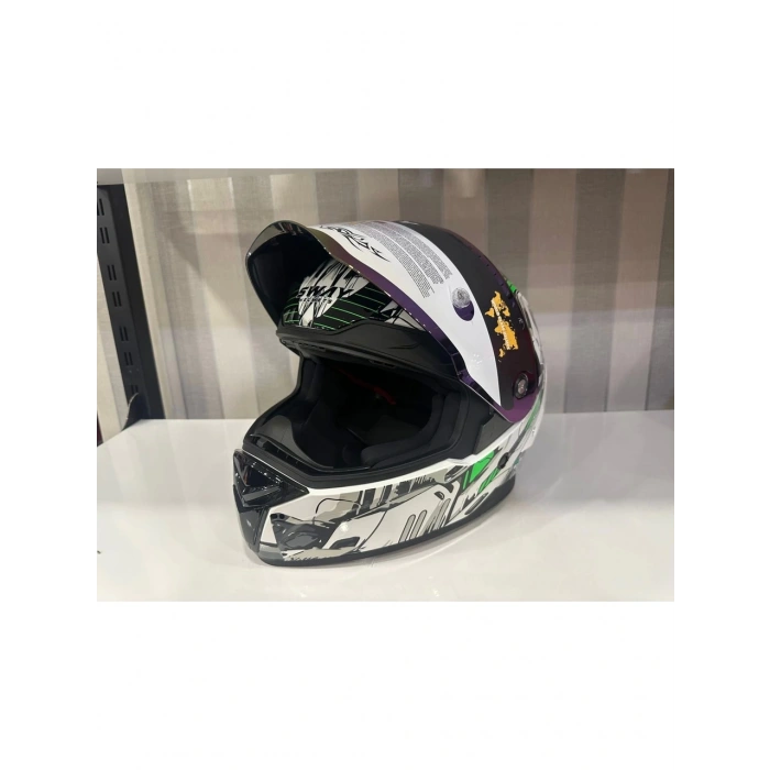 Sway Kask Sway Sw 850 Whıte/green Full Face