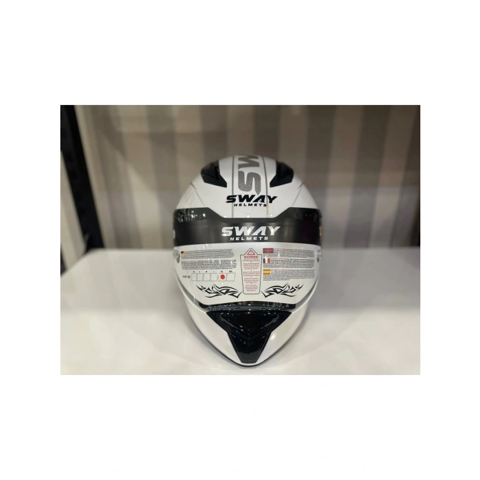 Sway Kask Sway Sw 850 Whıte/silver Full Face