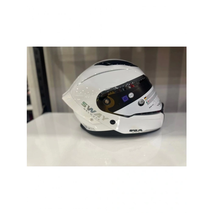 Sway Kask Sway Sw 850 Whıte/silver Full Face