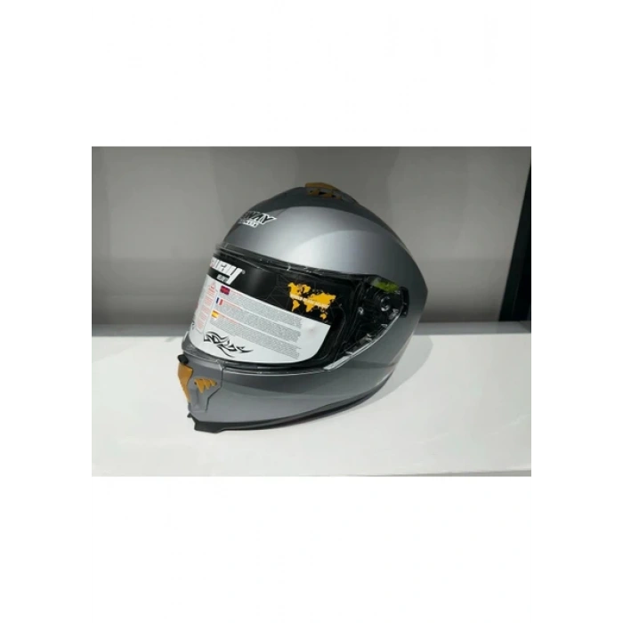 Sway Kask Sway SW-865 Mat Gri Güneş Gözlüklü