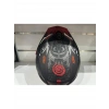 Kask Streetfıghter Sv Aztec B5 Mat Siyah/kırmızı