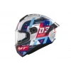 Mt Helmets Kask mt Helmets Targo S D7 Mavi Sergio Garcıa