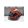 MTS Kask Mts Pro 801 Demon Güneş Gözlüklü Kırmız/sarı