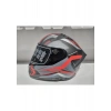 MTS Kask Mts Pro 801 Twılgh Güneş Gözlüklü Mat Gri/kırmızı