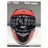MTS Kask Mts Pro 801 War Güneş Gözlüklü Mat Gri/kırmızı