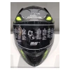 MTS Kask Mts Pro 801 Zombi Güneş Gözlüklü Grey/whıte/yellow