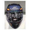 MTS Kask Mts Pro 801 Zombi Güneş Gözlüklü Orange/blue