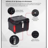 REXX 60 LİTRE ABS MOTOSİKLET ARKA ÇANTA - SİYAH