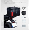 REXX 60 LİTRE ABS MOTOSİKLET ARKA ÇANTA - SİYAH