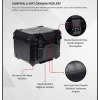 REXX 60 LİTRE ABS MOTOSİKLET ARKA ÇANTA - SİYAH