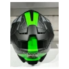 Sway Kask SW-865 Mat Grey/green Güneş Gözlüklü
