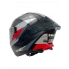 Sway Kask Sway Sw 865 Tıtan Black White Red Güneş Gözlüklü