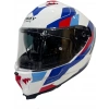 Sway Kask Sway Sw 865 Tıtan White Blue Red Güneş Gözlüklü