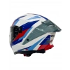 Sway Kask Sway Sw 865 Tıtan White Blue Red Güneş Gözlüklü