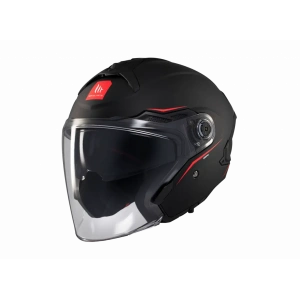 KASK MT COSMO SV ÇENESİZ GÖZLÜKLÜ MAT SİYAH